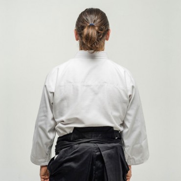 Giacchetta Gi per Aikido cotone bianco