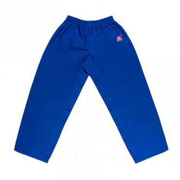 pantaloni colore blu per arti marziali