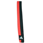 Cintura Adidas rossa/nera Taekwondo