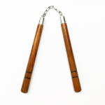 Nunchaku legno tondo con catena